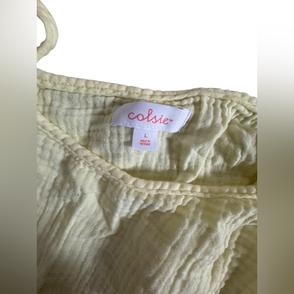 Colsie Light Yellow Pajama Set - Picture 2 of 2